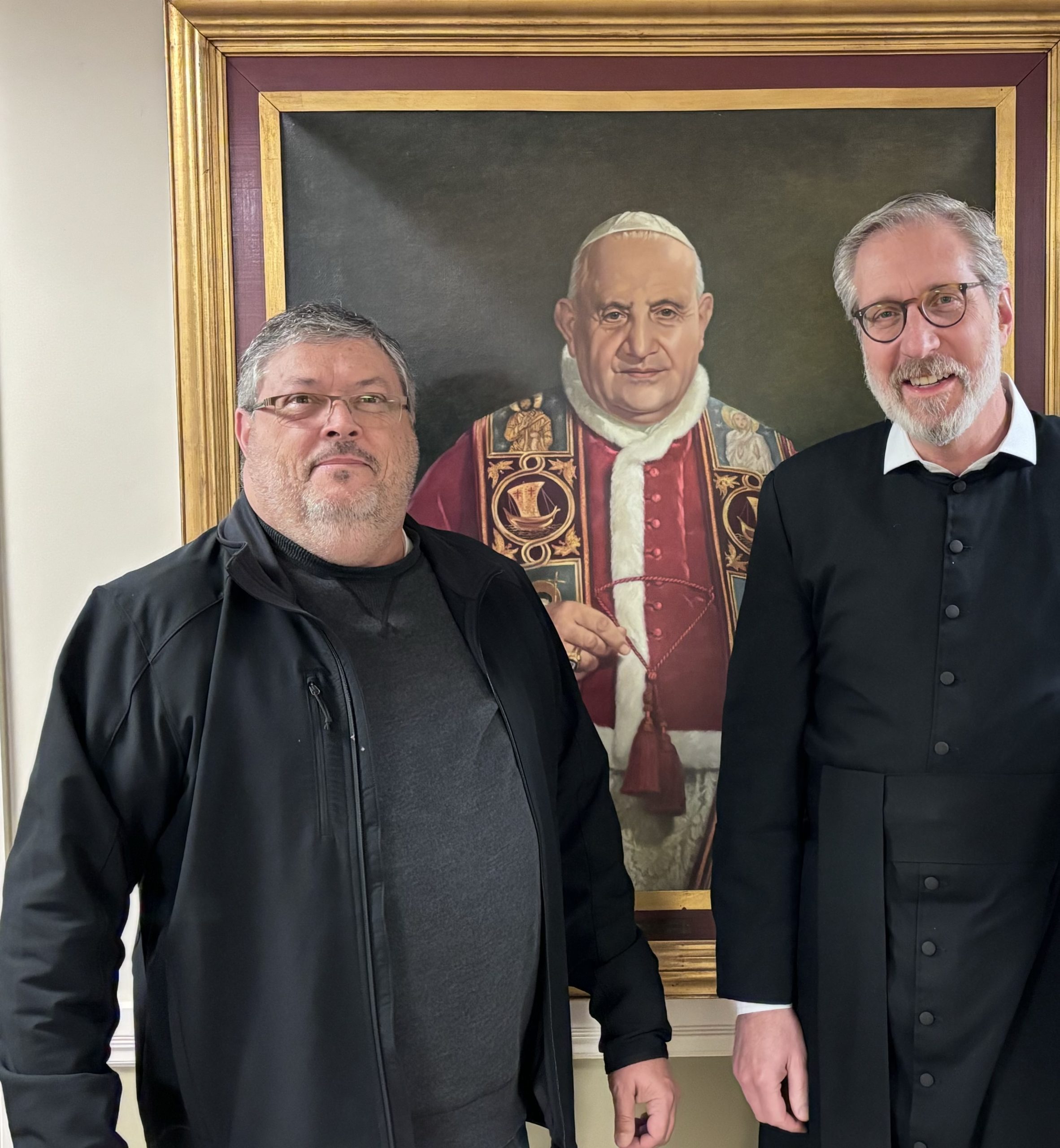 Fr Fabio Refosco C.O, Provost, and Charles Tupta C.O , Seminarian.