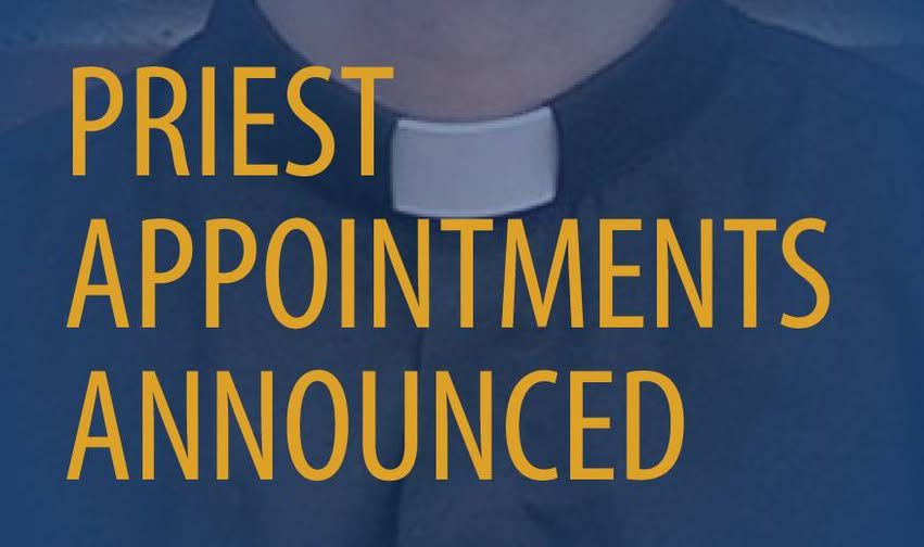 Priest Assignments – May – Rock Hill area