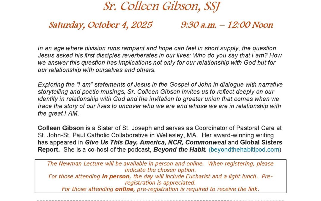 2025 Cardinal Newman Lecture